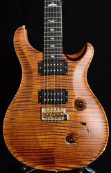 Paul Reed Smith Wood Library Custom 24 Satin Black Gold Top-Brian's Guitars