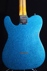 Fender Custom Shop Tele Caballo Tono Telecaster Relic Aged Blue Sparkle Limited-Brian's Guitars