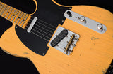 Used Fender Custom Shop 1953 Heavy Relic Telecaster Butterscotch Blonde-Brian's Guitars