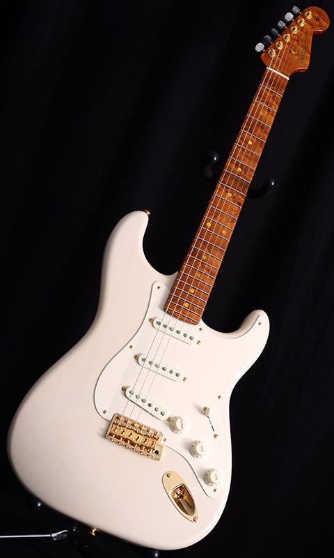 Fender Custom Shop American Custom Stratocaster 2018 NAMM Limited Edition Aged White Blonde-Brian's Guitars