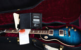 2011 Gibson Custom Shop Les Paul 1957 Reissue R7 Aqua Blue Flame Top-Brian's Guitars