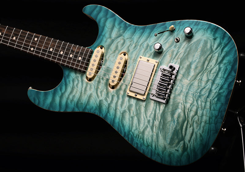 Tom Anderson Drop Top Shorty Natural Bora Blue Burst