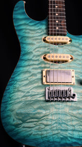 Tom Anderson Drop Top Shorty Natural Bora Blue Burst-Brian's Guitars