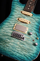 Tom Anderson Drop Top Shorty Natural Bora Blue Burst-Brian's Guitars