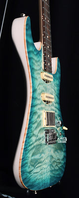 Tom Anderson Drop Top Shorty Natural Bora Blue Burst-Brian's Guitars