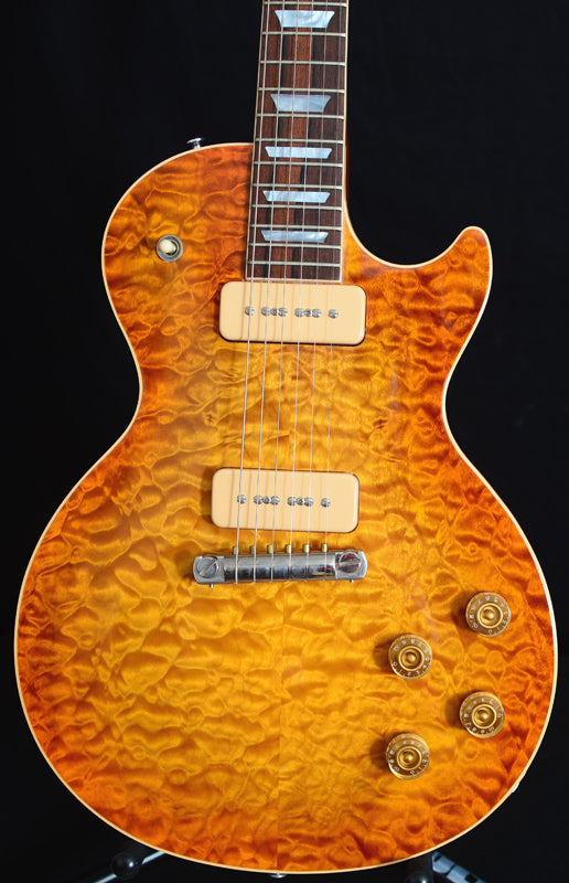2001 Gibson Custom Shop Les Paul Standard Quilt Amberburst-Brian's Guitars