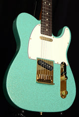 Fender Custom Shop Super Custom Deluxe Tele 2018 NAMM Limited Edition Sea Foam Green Sparkle-Brian's Guitars