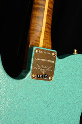 Fender Custom Shop Super Custom Deluxe Tele 2018 NAMM Limited Edition Sea Foam Green Sparkle-Brian's Guitars