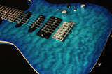 Tom Anderson Drop Top Bora Trans Blue Burst-Electric Guitars-Brian's Guitars