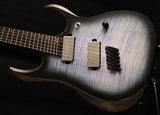 Used Ibanez RGDIM6FM Iron Label Series Multi-Scale Electric Guitar Cerulean Blue Burst Flat-Brian's Guitars