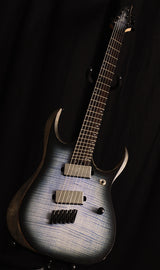 Used Ibanez RGDIM6FM Iron Label Series Multi-Scale Electric Guitar Cerulean Blue Burst Flat-Brian's Guitars