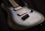 Used Ibanez RGDIM6FM Iron Label Series Multi-Scale Electric Guitar Cerulean Blue Burst Flat-Brian's Guitars
