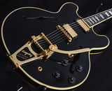 Used Gibson Memphis ES-355 Bigsby Vintage Ebony-Brian's Guitars
