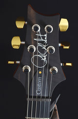 Paul Reed Smith Wood Library Custom 24 Satin Fire Red Black Fade-Brian's Guitars