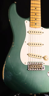 Fender Custom Shop Dual Mag Relic Stratocaster Faded Sherwood Green-Brian's Guitars
