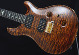 Paul Reed Smith Wood Library Custom 24 Satin Black Gold Top-Brian's Guitars