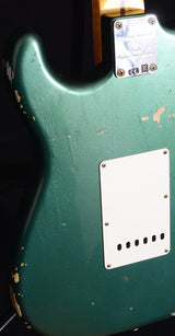 Fender Custom Shop Dual Mag Relic Stratocaster Faded Sherwood Green-Brian's Guitars