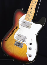 1976 Fender Thinline Telecaster 3 Tone Sunburst-Brian's Guitars