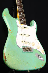 Fender Custom Shop '67 Stratocaster Relic NAMM Limited Surf Green Sparkle-Brian's Guitars