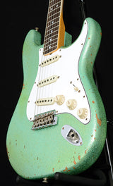 Fender Custom Shop '67 Stratocaster Relic NAMM Limited Surf Green Sparkle-Brian's Guitars