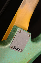 Fender Custom Shop '67 Stratocaster Relic NAMM Limited Surf Green Sparkle-Brian's Guitars