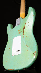 Fender Custom Shop '67 Stratocaster Relic NAMM Limited Surf Green Sparkle-Brian's Guitars