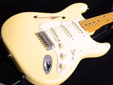 Fender Eric Johnson Thinline Stratocaster Vintage White-Brian's Guitars