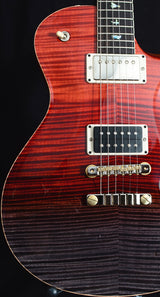 Paul Reed Smith Wood Library Artist McCarty Singlecut 594 Brian's Limited Fire Red Black Fade-Brian's Guitars
