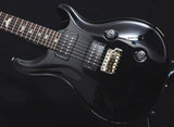 Paul Reed Smith Custom 24 Black With Whale Blue Binding-Brian's Guitars