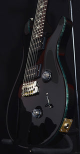Paul Reed Smith Custom 24 Black With Whale Blue Binding-Brian's Guitars