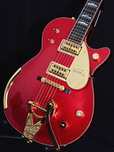 Used Gretsch Custom Shop Masterbuilt Stephen Stern Penguin Red Sparkle-Brian's Guitars