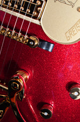 Used Gretsch Custom Shop Masterbuilt Stephen Stern Penguin Red Sparkle-Brian's Guitars