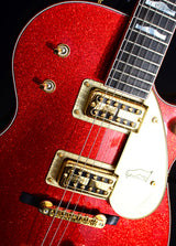 Used Gretsch Custom Shop Masterbuilt Stephen Stern Penguin Red Sparkle-Brian's Guitars