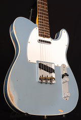 Fender Custom Shop 60's Relic Tele Custom 2018 NAMM Limited Edition Aged Blue Ice Metallic-Brian's Guitars