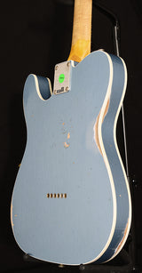 Fender Custom Shop 60's Relic Tele Custom 2018 NAMM Limited Edition Aged Blue Ice Metallic-Brian's Guitars
