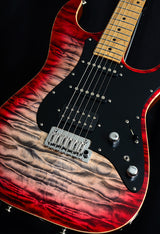 Used Tom Anderson Drop Top Classic Natural Black To Red Burst-Brian's Guitars