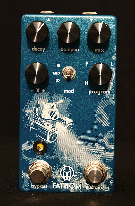 walrus audio pedals Walrus Audio Fathom Multi-Function Reverb Guitar Effects Pedal