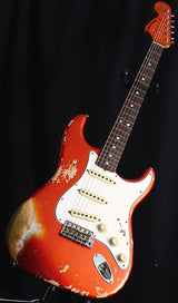 Fender Custom Shop 1969 Heavy Relic Stratocaster Candy Tangerine-Electric Guitars-Brian's Guitars