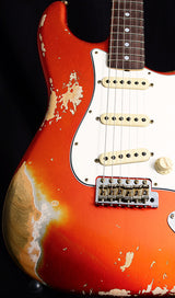 Fender Custom Shop 1969 Heavy Relic Stratocaster Candy Tangerine-Electric Guitars-Brian's Guitars