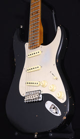 Fender Custom Shop '56 Roasted Strat Journeyman Relic Aged Black Limited Edition-Brian's Guitars