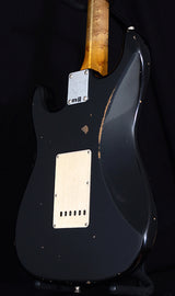 Fender Custom Shop '56 Roasted Strat Journeyman Relic Aged Black Limited Edition-Brian's Guitars