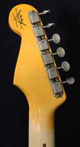 Used Fender Custom Shop WW 10 '57 HSS Stratocaster Relic Aged Shell Pink-Brian's Guitars