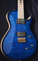 Paul Reed Smith Private Stock Singlecut Trem Faded Aquamarine Smokeburst-Brian's Guitars