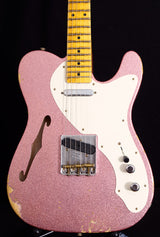 Fender Custom Shop 50's Relic Thinline Telecaster Champagne Sparkle-Brian's Guitars