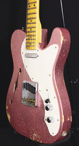Fender Custom Shop 50's Relic Thinline Telecaster Champagne Sparkle-Brian's Guitars