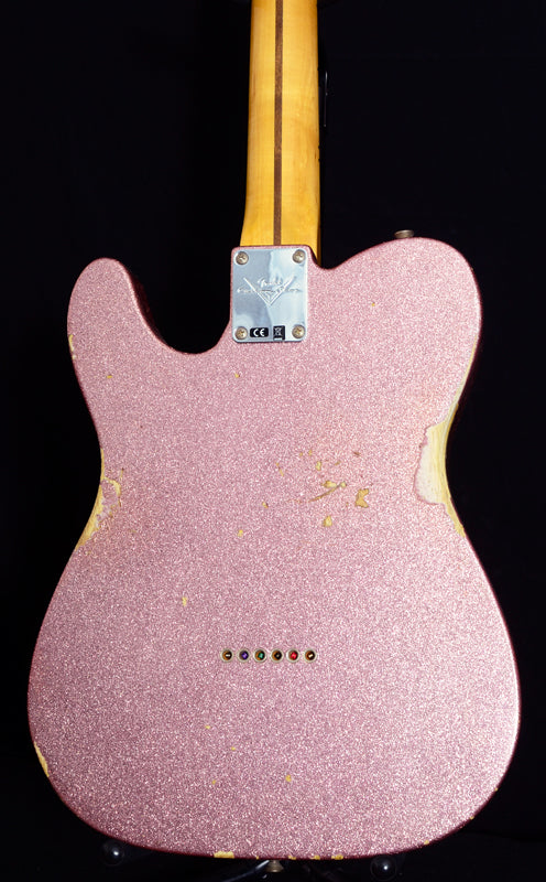 Fender Custom Shop 50's Relic Thinline Telecaster Champagne Sparkle-Brian's Guitars