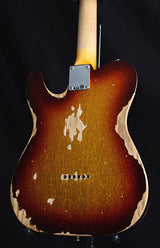 Used Fender Custom Shop 1963 Telecaster Heavy Relic Super Faded Aged 3 Tone Sunburst Sparkle-Brian's Guitars