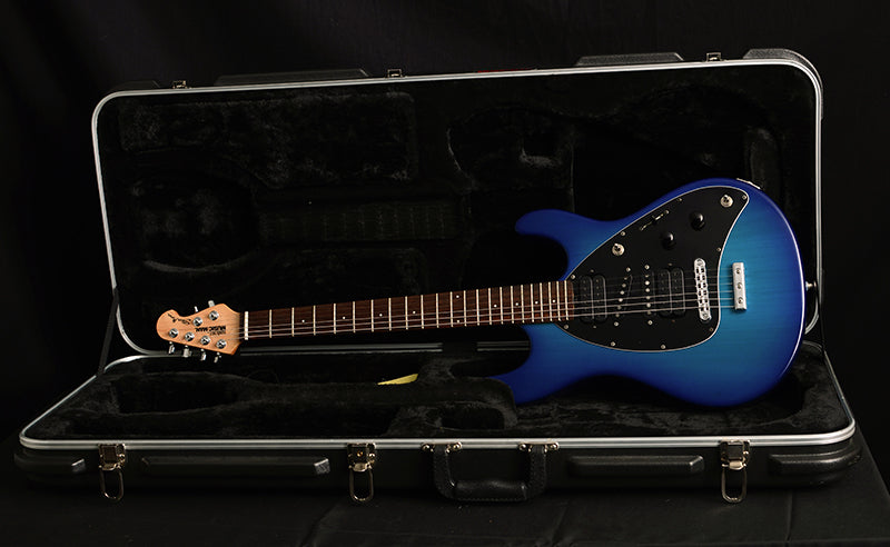 Used Ernie Ball Music Man Steve Morse Blue Burst-Brian's Guitars