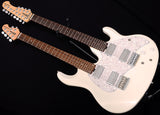 Used Ernie Ball Music Man Silhouette Double-Neck White-Brian's Guitars