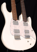 Used Ernie Ball Music Man Silhouette Double-Neck White-Brian's Guitars
